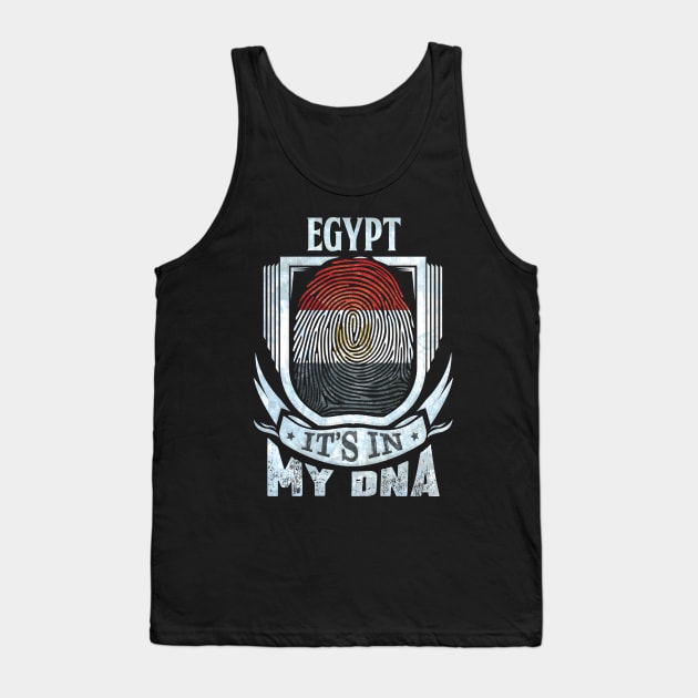 Egypt It's In My DNA - Gift For Egyptian With Egyptian Flag Heritage Roots From Egypt Tank Top by giftideas